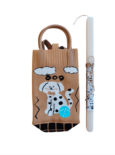 Τσαντάκι με λαμπάδα από το Χαμόγελο του Παιδιού 