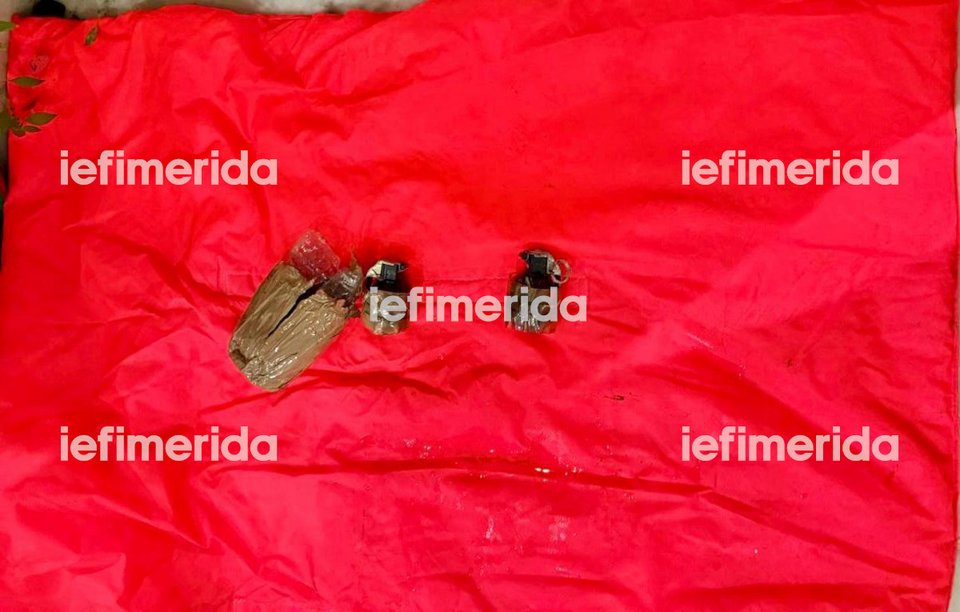 Οι χειροβομβίδες που είχε στην κατοχή του ο Σουδανός