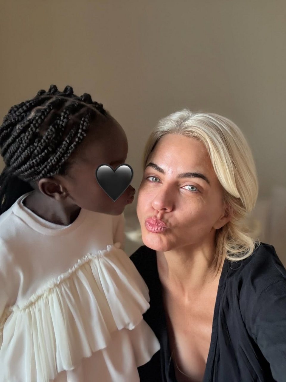 Η Χριστίνα Κοντοβά με την κόρη της Έιντα