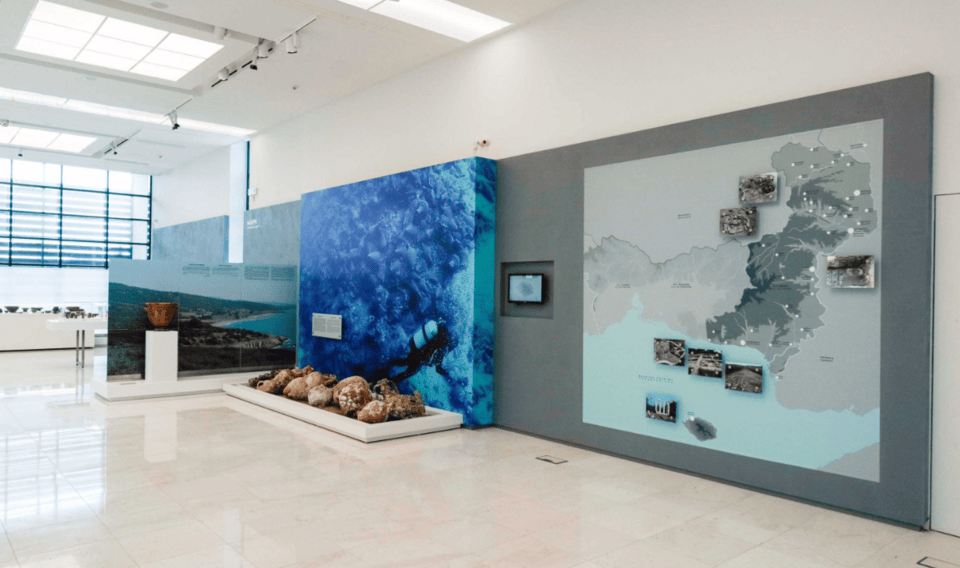 Άποψη της έκθεσης στο Αρχαιολογικό Μουσείο Αλεξανδρούπολης