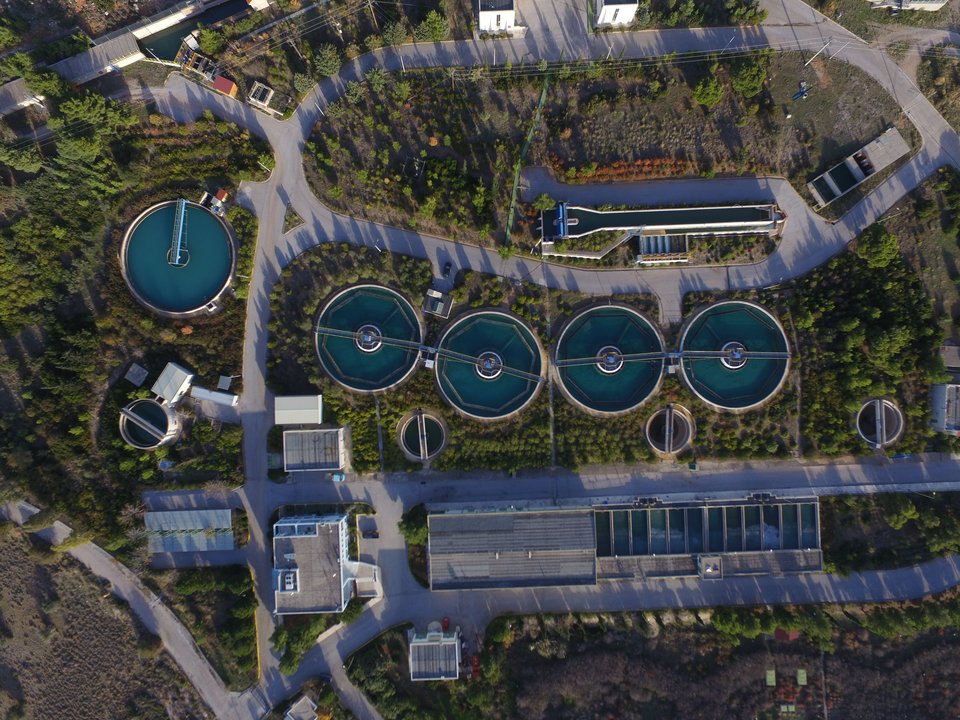 Μονάδα Επεξεργασίας Νερού Ασπροπύργου, Πηγή: Αρχείο ΕΥΔΑΠ 