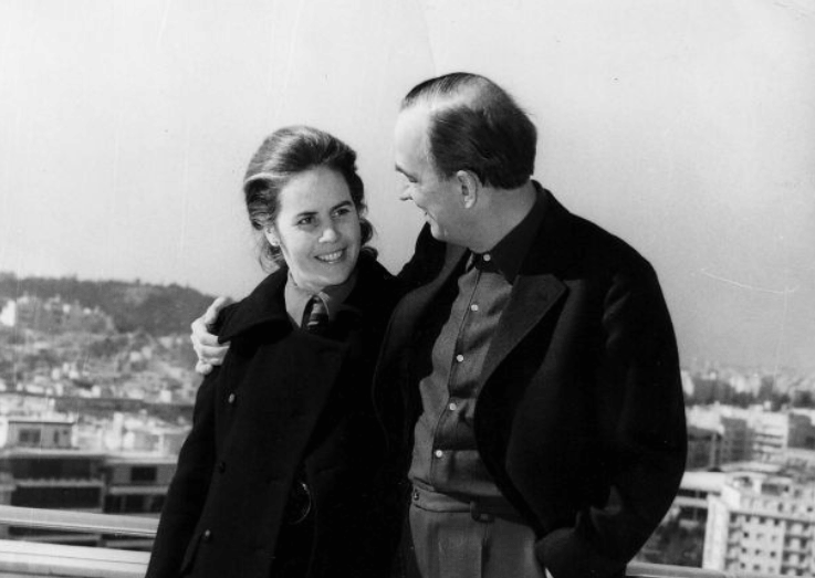 Ο Ίγκμαρ Μπέργκμαν και η σύζυγός του / HILTON ATHENS ARCHIVES 