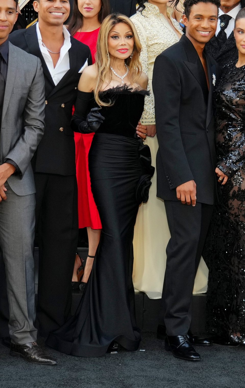 H Λατόγια Τζάκσον στην πρεμιέρα της ταινίας «Michael» (Photo by Jordan Strauss/Invision/AP)