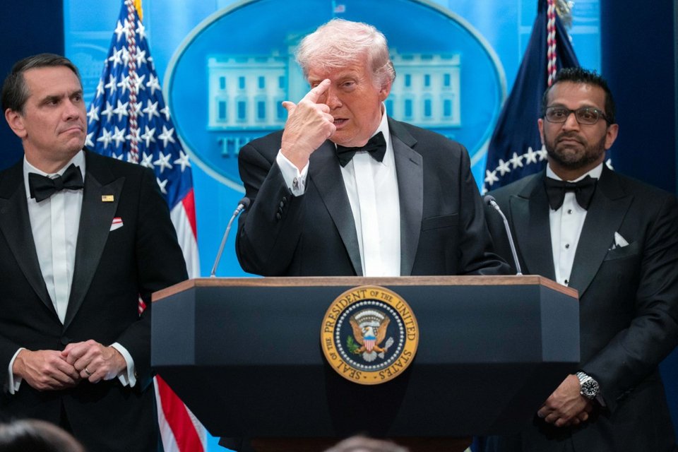 Ο Ντόναλντ Τραμπ κάνει δηλώσεις μετά την ένοπλη επίθεση