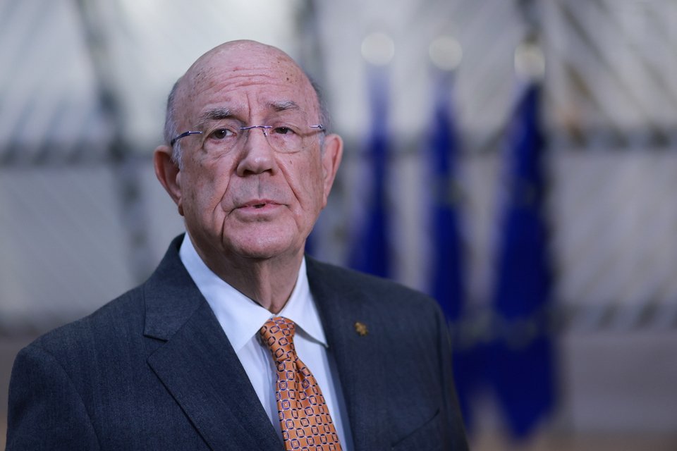 Ο υπουργός Οικονομικών της Κύπρου, Μάκης Κεραυνός / EPA μέσω ΑΠΕ-ΜΠΕ