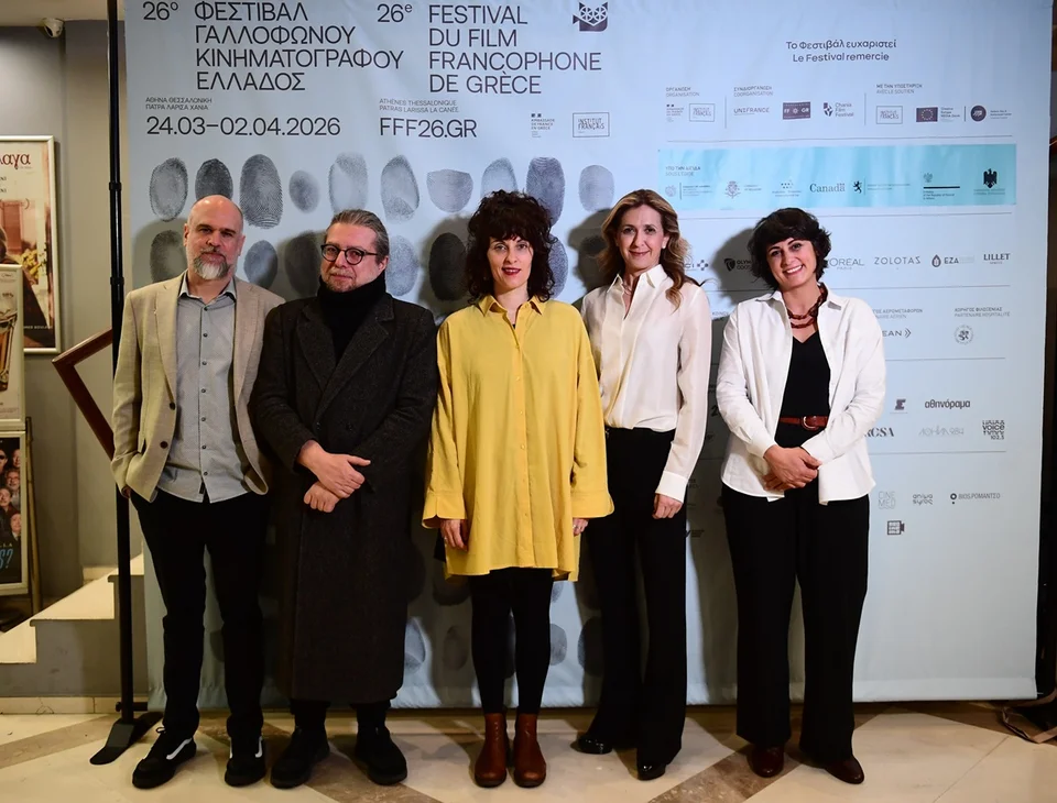 Στέφανος Ρόκος, Μέλος Κριτικής Επιτροπής, Άκης Καπράνος, Μέλος Κριτικής Επιτροπής, Μαρία Αποστολακέα, Μέλος Κριτικής Επιτροπής, Κική Σλιβεστριάδου, CEO Nova Media, Maria Wadjinny, Διευθύντρια του Γαλλικού Ινστιτούτου Ελλάδος