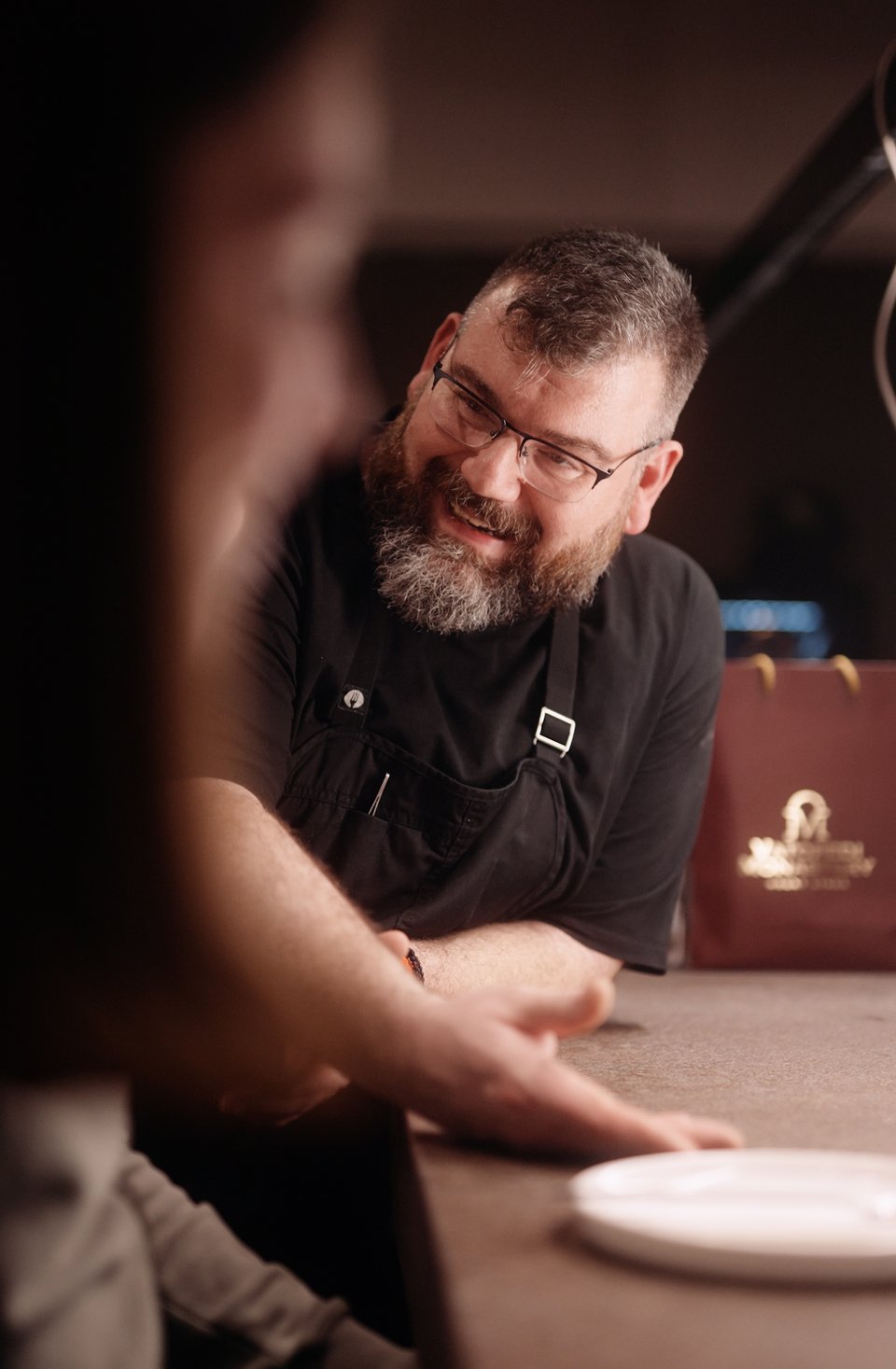 O chef patron του Thirio Θωμάς Μάτσας / Φωτογραφία: Πάνος Ηλιόπουλος