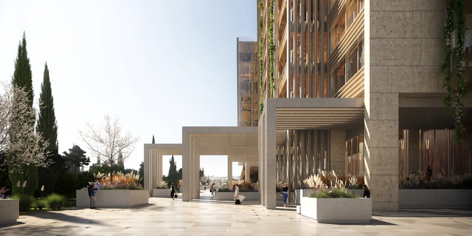 The Landmark Nicosia - Residential Tower Grand Entrance