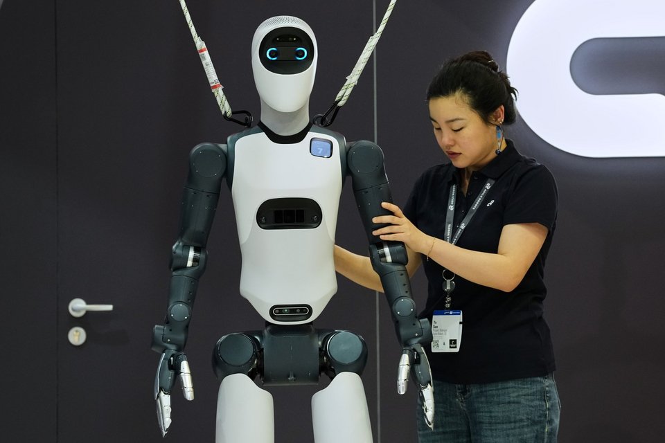 Ανθρωποειδές ρομπότ (AI), Hanover Messe / Φωτογραφία: AP  