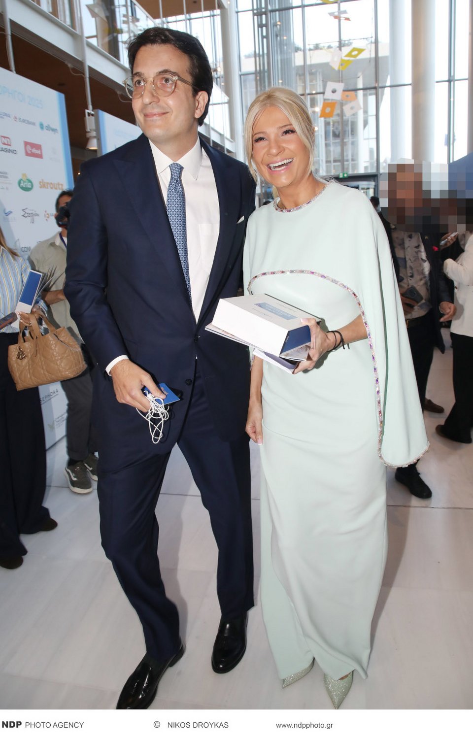 Η Φαίη Σκορδά με τον Αλέξανδρο Αθανασιάδη