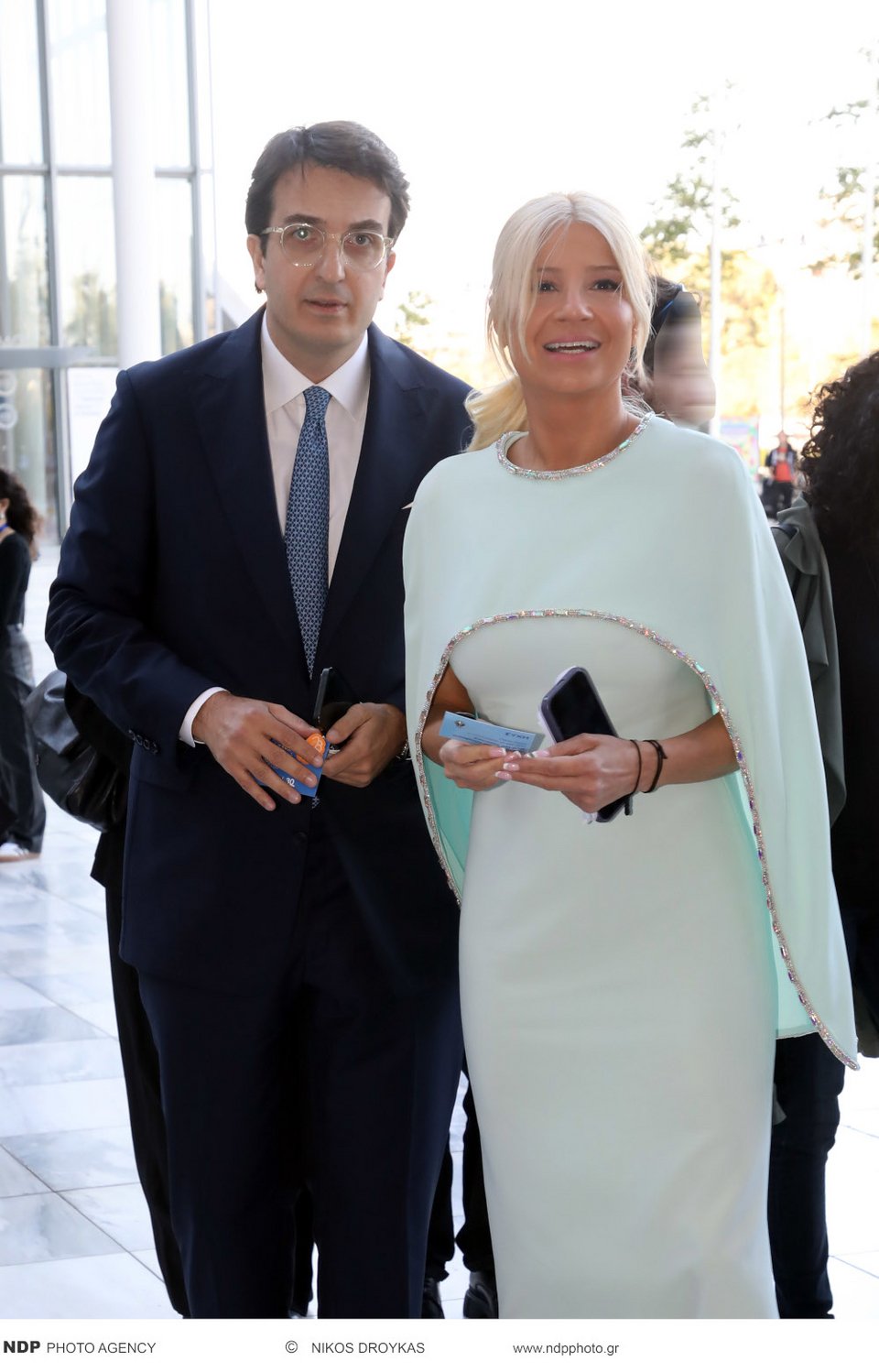 Η Φαίη Σκορδά με τον Αλέξανδρο Αθανασιάδη