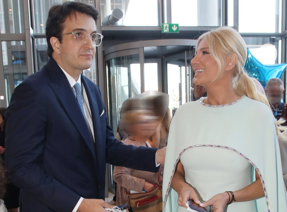 Η Φαίη Σκορδά με τον Αλέξανδρο Αθανασιάδη