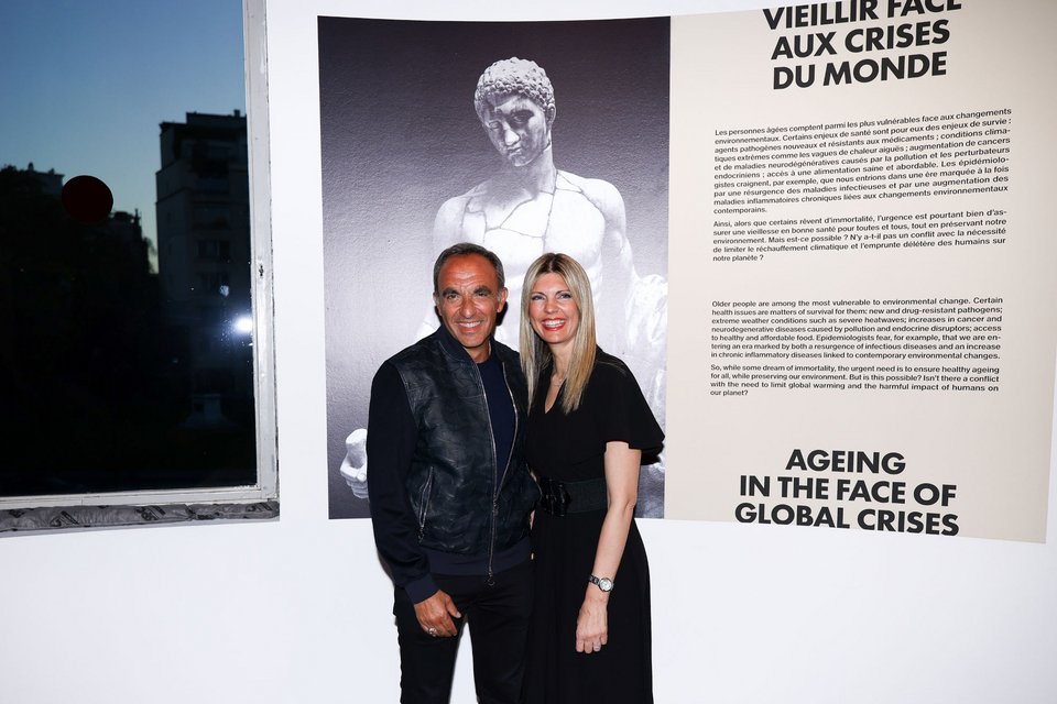 Ο Νίκος Αλιάγας με την σύντροφό του Τίνα Γρηγορίου