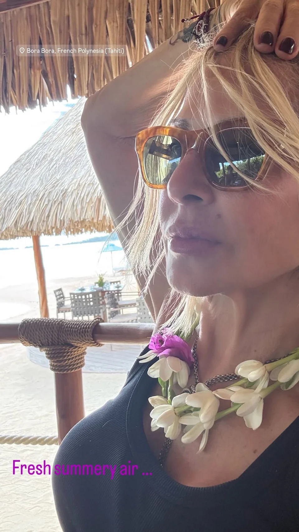 Η Άννα Βίσση στο Μπόρα Μπόρα / Φωτογραφία: Instagram