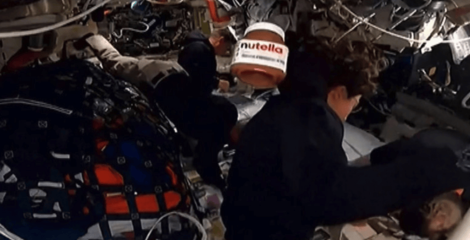 Η Nutella στο διάστημα. 