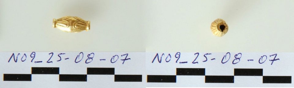 Χρυσή αμφικωνική ψήφος. Μουσείο Αίγινας