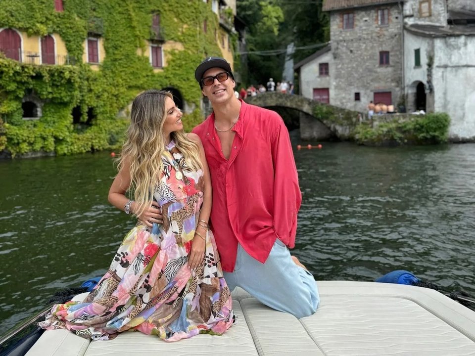 Αθηνά Οικονομάκου και Μπρούνο Τσερέλα στη Λίμνη Κόμο