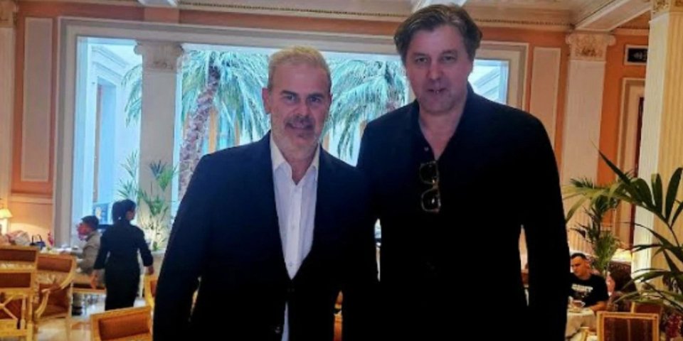  Δημήτρης Φραγκάκης και Ντέγιαν Μποντιρόγκα / ΟΡΓΑΝΩΤΙΚΗ ΕΠΙΤΡΟΠΗ FINAL FOUR EUROLEAGUE ΑΘΗΝΑ 