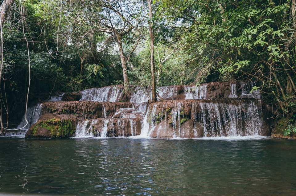 O καταρράκτης Cachoeira Boca da Onça 