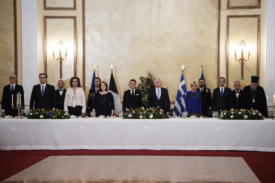 Το επίσημο δείπνο στο Προεδρικό Μέγαρο