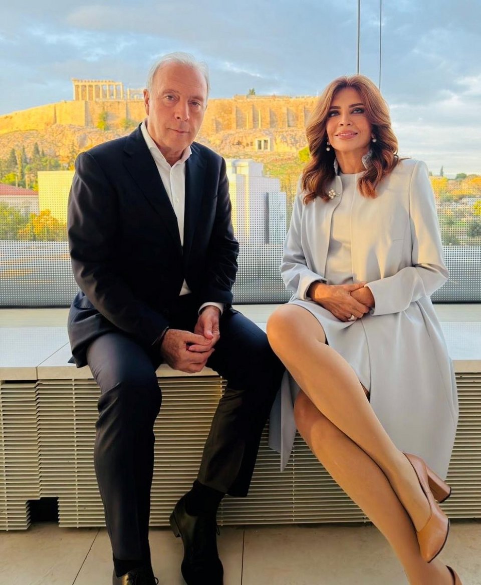 Νίκος Σταμπολίδης και Μιμή Ντενίση 