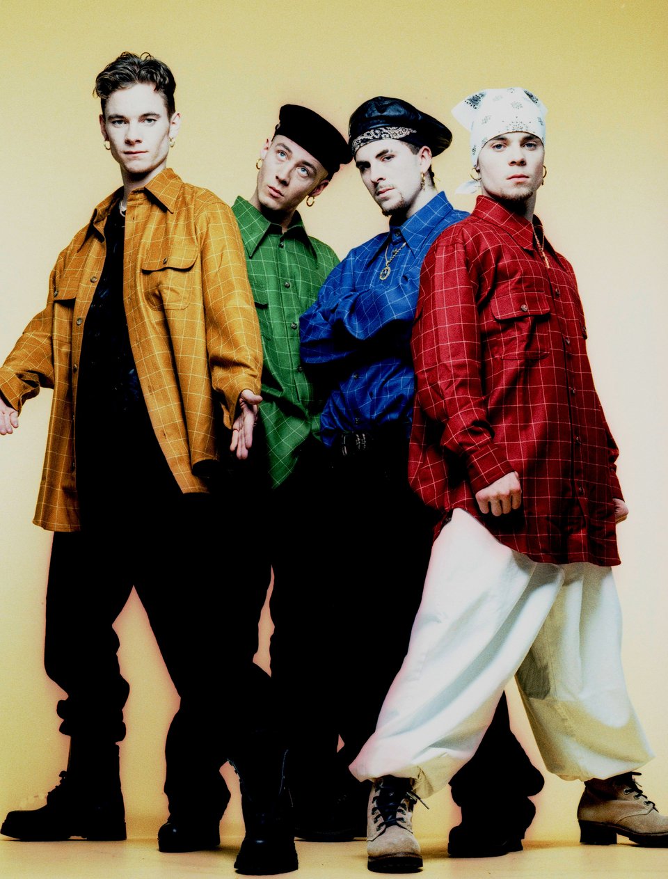 Οι East 17 το 1995. Από αριστερά προς τα δεξιά: Tony Mortimer, John Hendy, Terry Coldwell και Brian Harvey