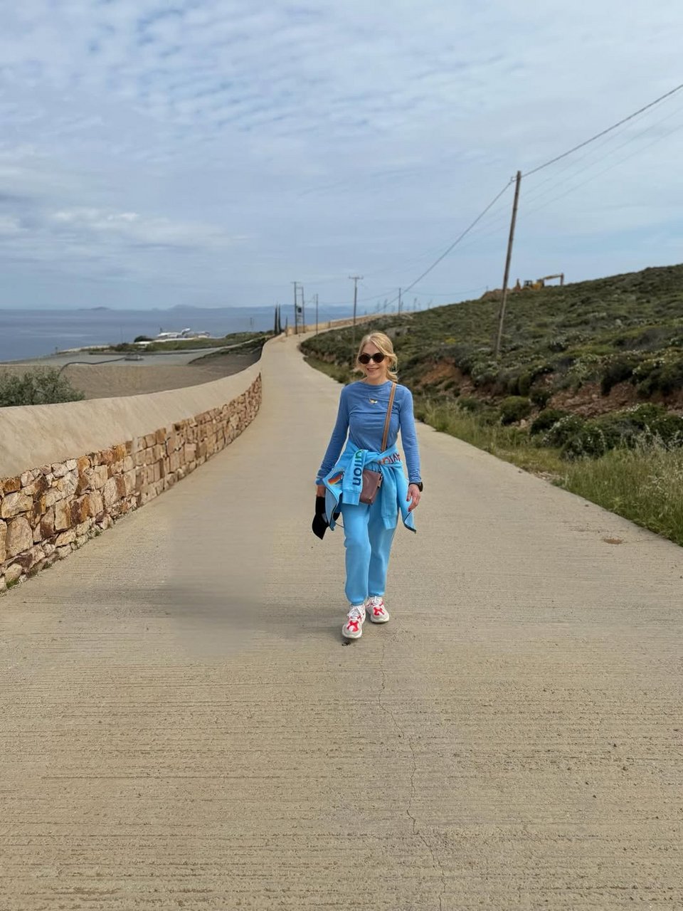 Η Έλλη Στάη στην Πάτμο / Φωτογραφία: Instagram