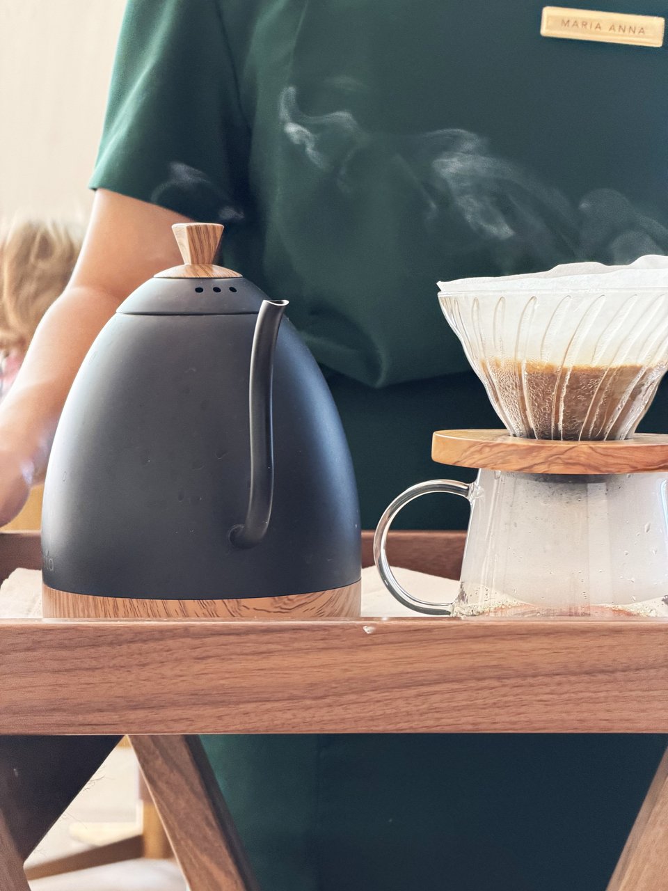 Filter Coffee Experience με άρωμα μελιού στο Conrad Athens The Ilisian / Φωτογραφία: Λητώ Μησιακούλη