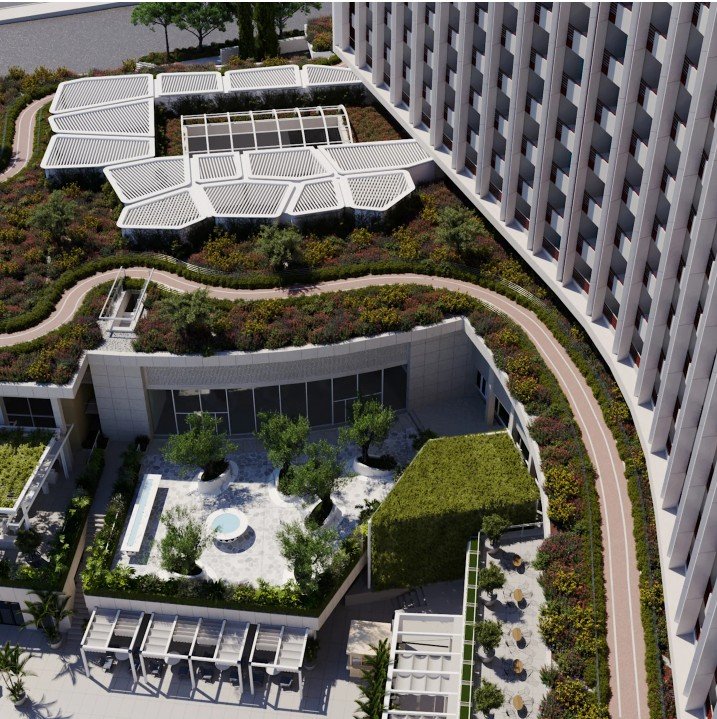 Υπαίθριος διάδρομος για τζόκινγκ με θέα / Φωτογραφία: Conrad Athens The Ilisian