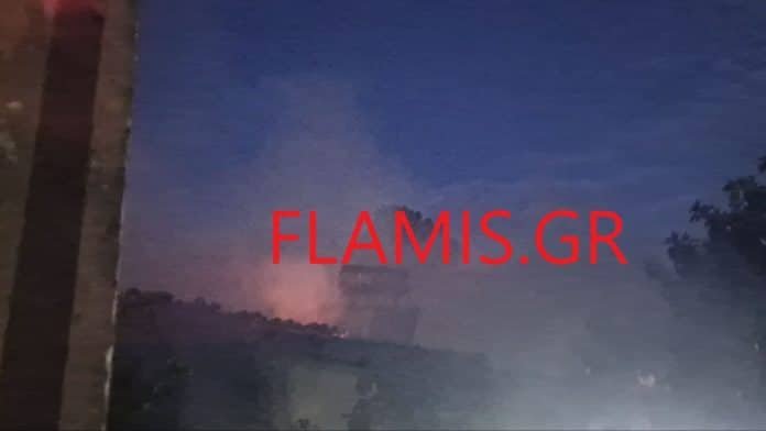 Το σπίτι τυλίχθηκε στις φλόγες 