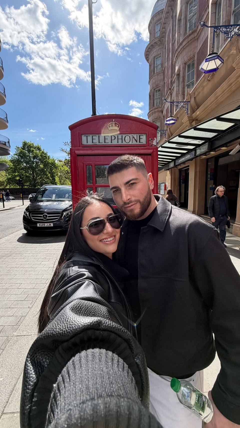 Η Κλαυδία με τον σύντροφό της, Γιώργο Νερούτσο / Φωτογραφία: Instagram 