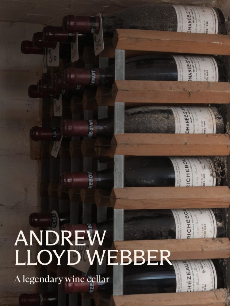 Ο λόρδος Άντριου Λόιντ Γουέμπερ πρόκειται να προσφέρει μέρος της ιδιωτικής του συλλογής κρασιών σε δημοπρασία για να συγκεντρώσει χρήματα για φιλανθρωπικό ίδρυμα