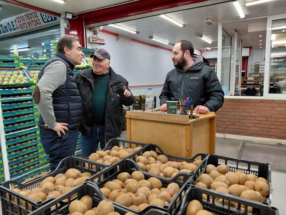 Στην Κεντρική Λαχαναγορά Θεσσαλονίκης η πρώτη επίσκεψη του υπουργού Αγροτικής Ανάπτυξης και Τροφίμων Μαργαρίτη Σχοινά