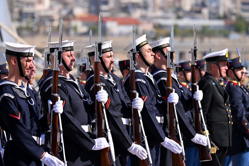  Το άγημα του Πολεμικού Ναυτικού -Φωτογραφία: INTIME NEWS / ΧΑΛΚΙΟΠΟΥΛΟΣ ΝΙΚΟΣ 