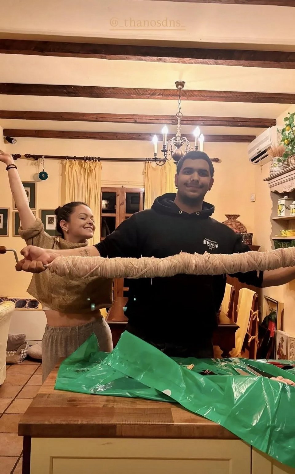 Η Μαριτίνα με τον σύντροφό της / Φωτογραφία: Instagram