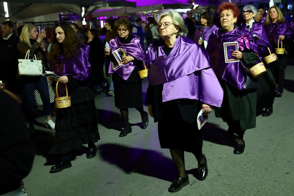  Ακολουθία Επιταφίου στη Θεσσαλονίκη / Φωτογραφία: Eurokinissi  