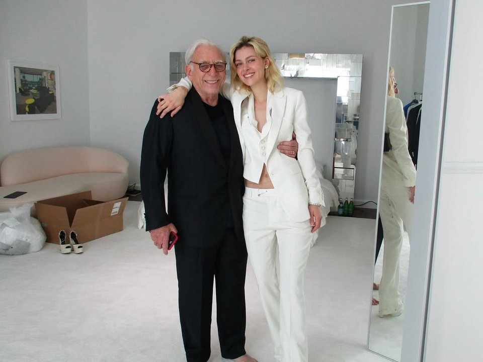 Ο Νέλσον Πελτζ με την κόρη του Νίκολα