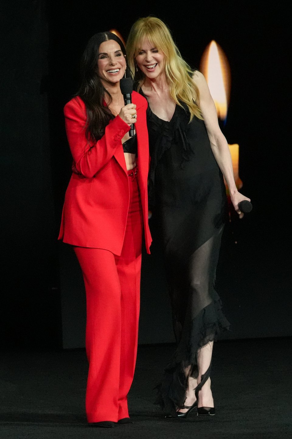 H Νικόλ Κίντμαν με την Σάντρα Μπούλοκ 