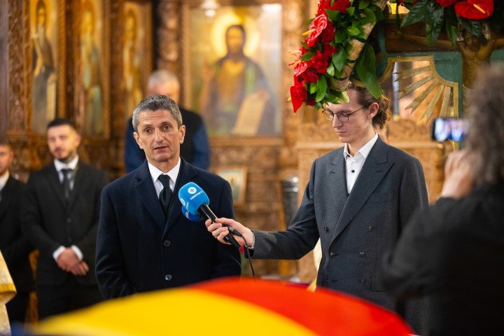 Ο συναισθηματικός επικήδειος του Ραζβάν Λουτσέσκου / Φωτογραφία: Eurokinissi