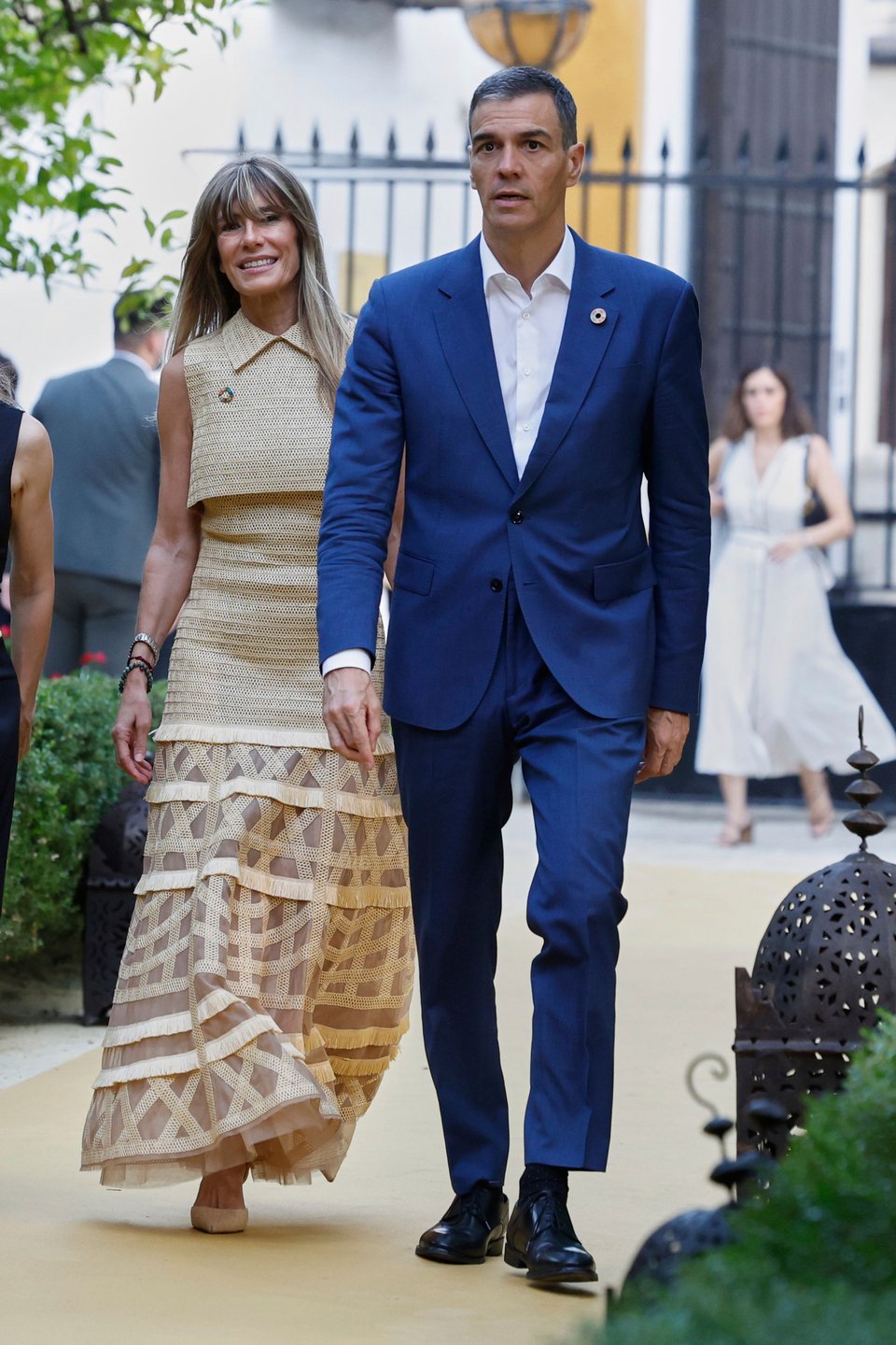 O Πέτρο Σάντσεθ με την σύζυβό του Μπεγκόνια Γκόμεθ