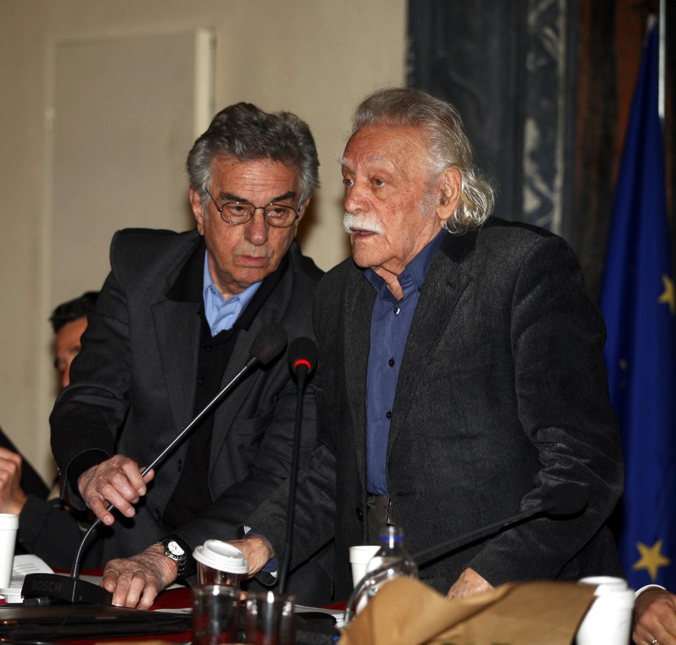 Μαζί με τον Μανώλη Γλέζο