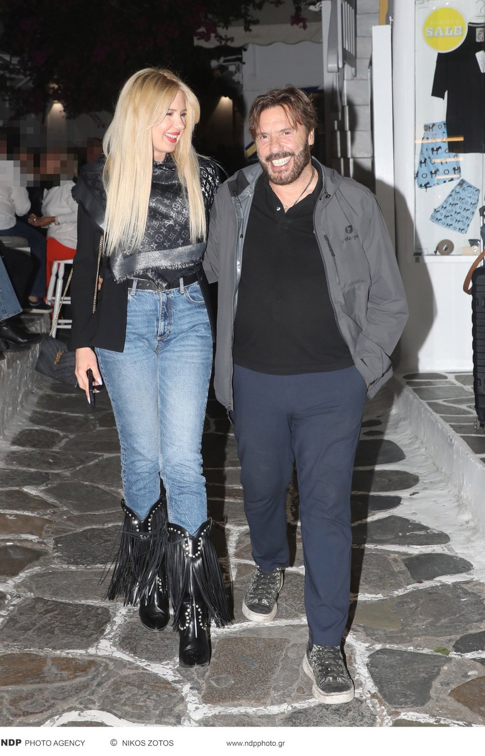 Η Σοφία Μαριόλα και ο Στράτος Τζώρτζογλου κατά τις περσινές διακοπές τους