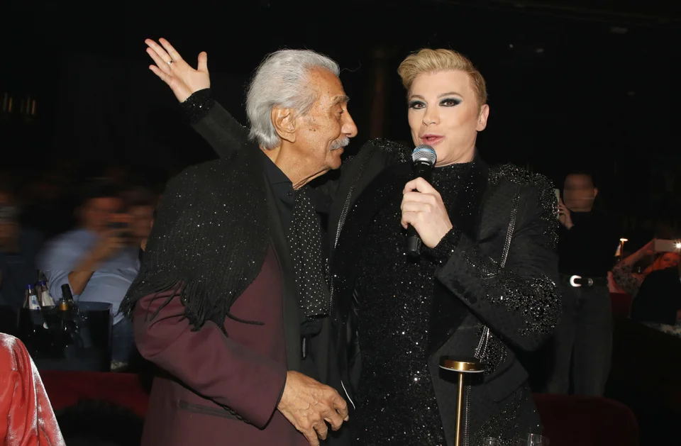 Ο Τάκης Ζαχαράτος με τον Κώστα Χατζή