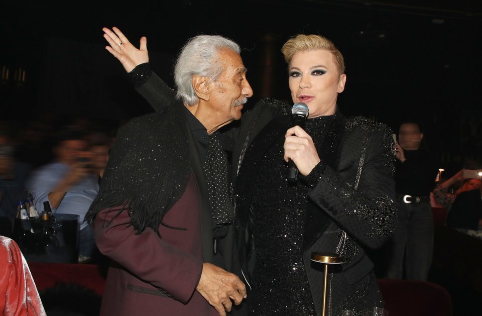 Ο Τάκης Ζαχαράτος με τον Κώστα Χατζή