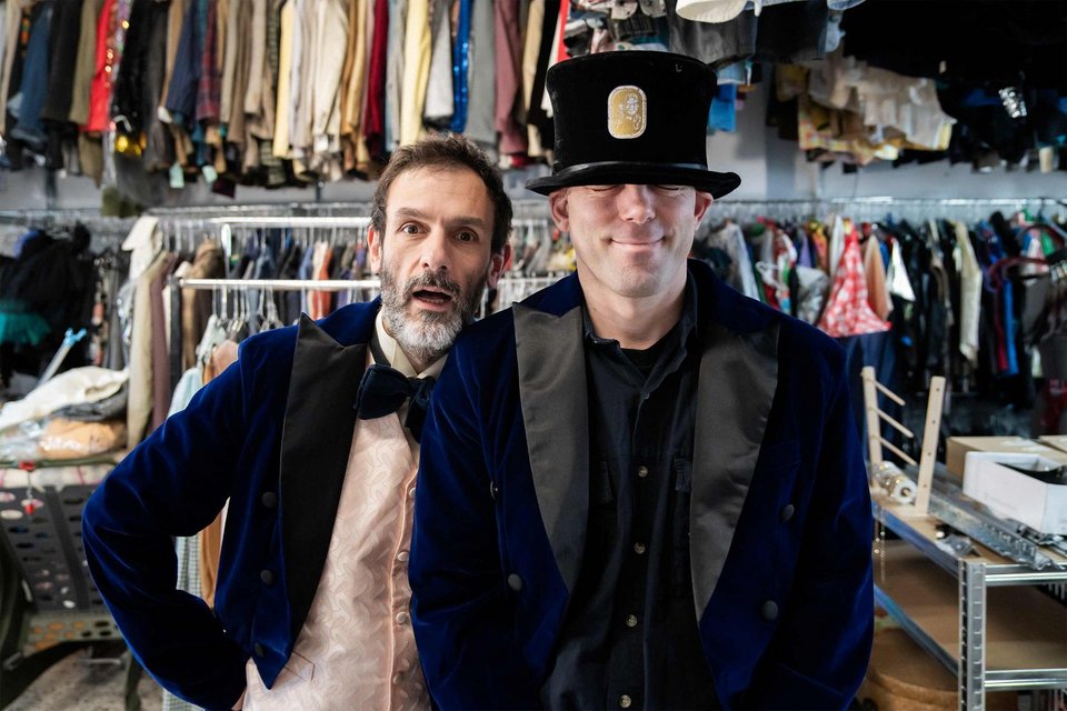 Ο Παναγιώτης Μελίδης (Larry Gus) και ο Αντώνης Αντωνόπουλος (Αντώνης Αντωνόπουλος)