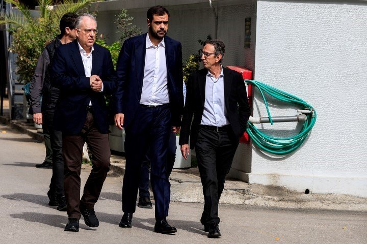 Τάκης Θεοδωρικάκος και Παύλος Μαρινάκης