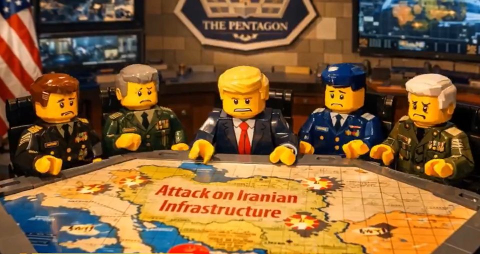 Ο Τραμπ ανθρωπάκι Lego