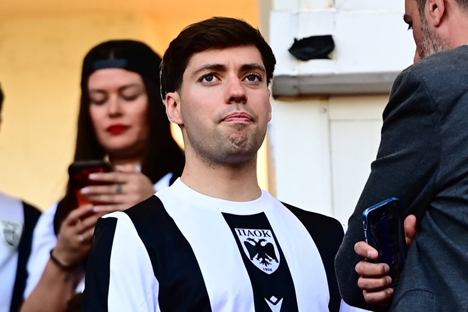 Ο Στέφανος Τζίμας με τη φανέλα του ΠΑΟΚ στον τελικό Κυπέλλου