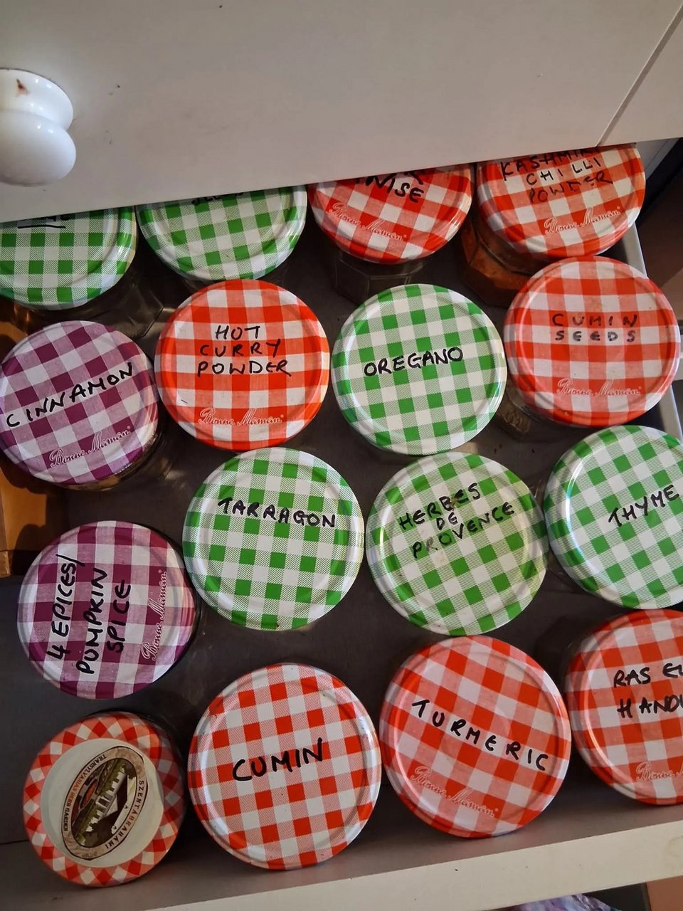 Για αποθήκευση μπαχαρικών