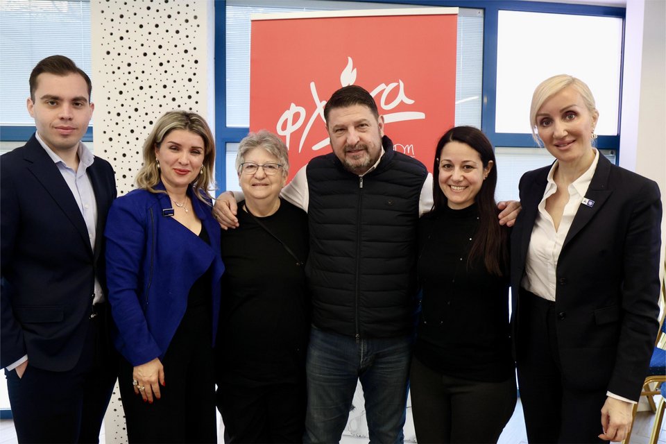 Ο Νίκος Χαρδαλιάς στον Σύλλογο «Φλόγα» 